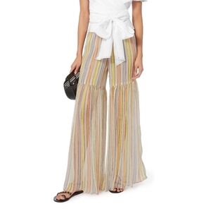 NEW Caroline Constas Mer Summer Striped‎ Pants Sz M
